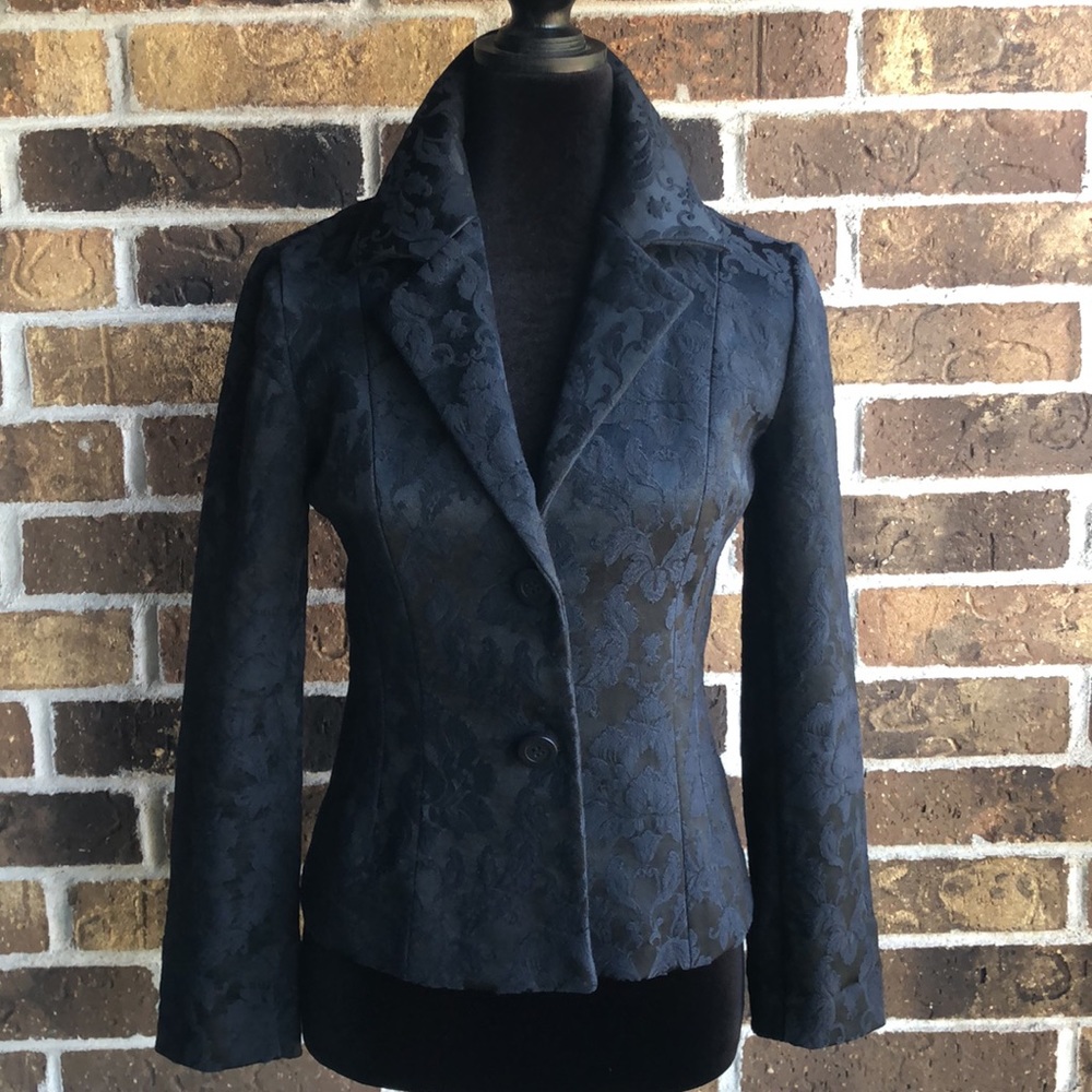 Monica Bianco Black Blazer Made in Italy
